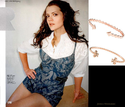 Jessica Winzelberg Jewelry in Nylon Magazine March 2011
